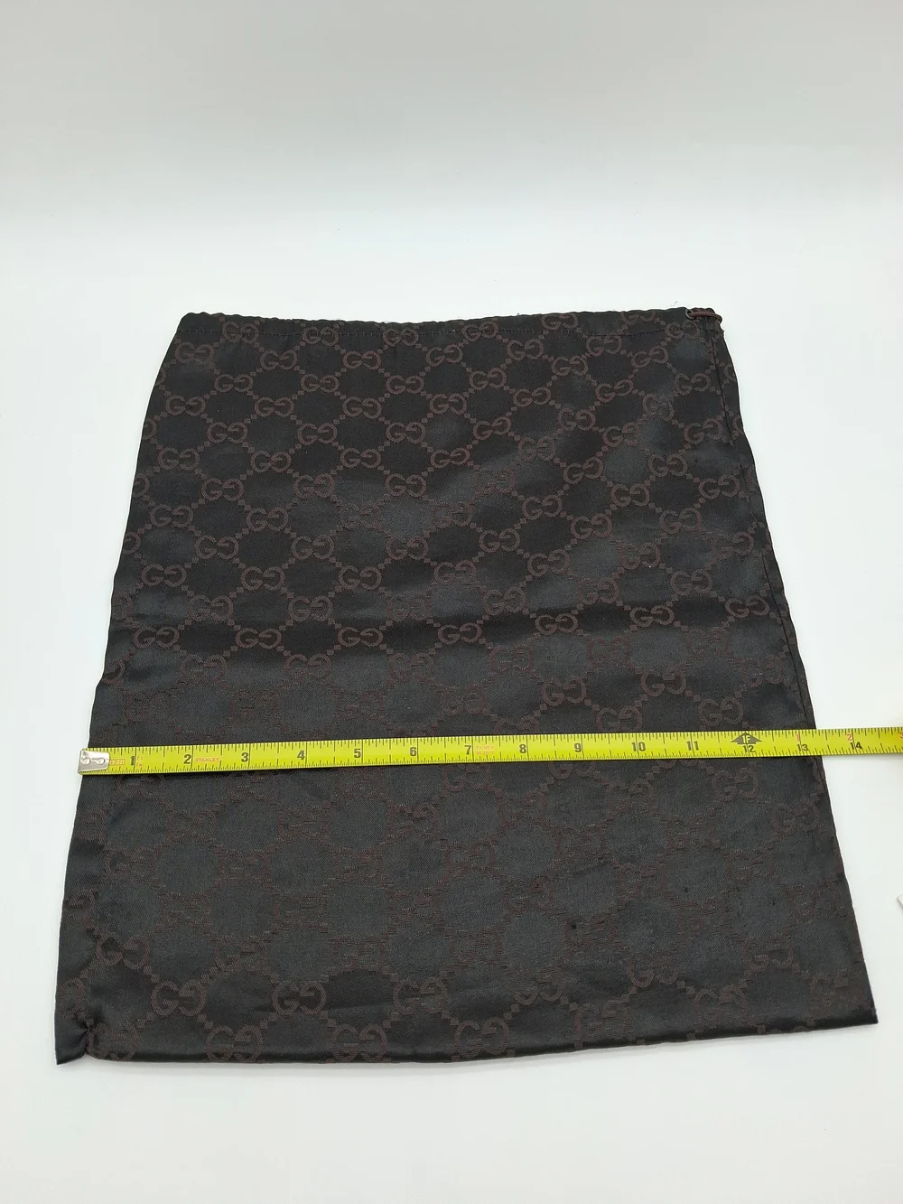 Gucci White & Black Box with Brown Monogram Dust Bag